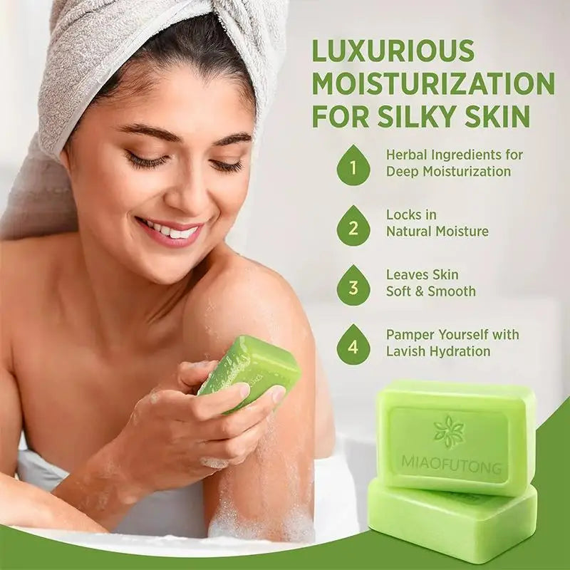 Gentle For Sensitive Skin Plant-Based Care Moisturizing for Body Skin Cleaning,Gentle Exfoliating Bar Soap 1/3/5PCS